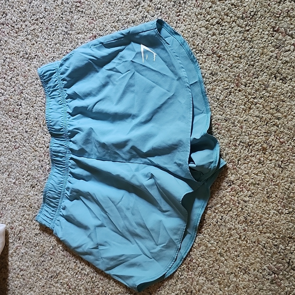 Blue gymshark shorts